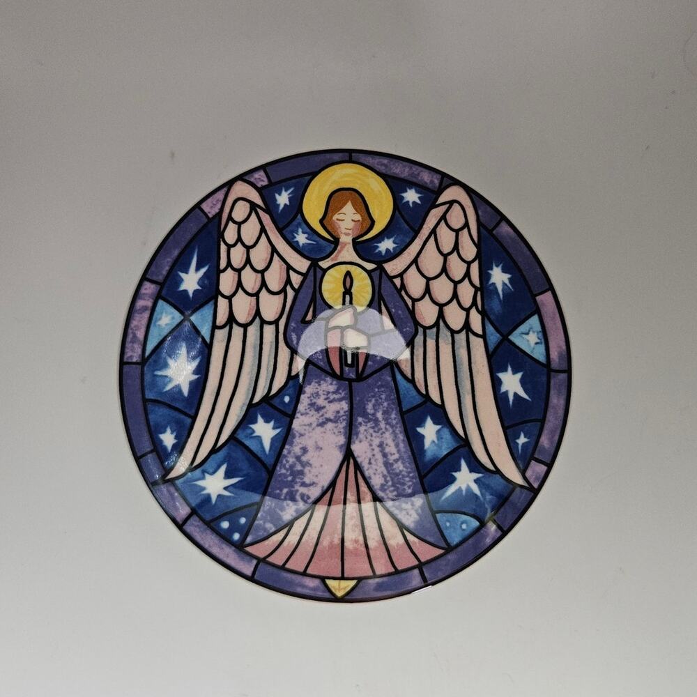 Vintage Mikasa Porcelain Angel Lid 4.75" Candy Dish / Trinket Dish HK 501 Angel